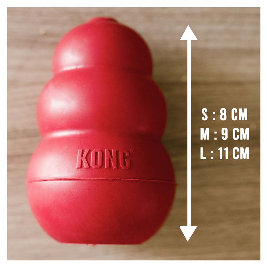 KONG - Jouet Classic en Caoutchouc pour Chien - M